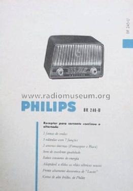 BR246-U; Philips do Brasil S. (ID = 261875) Radio