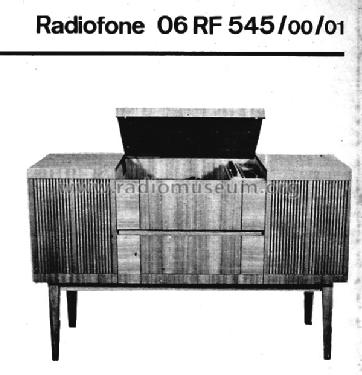 Radiofone 06RF545 / 00 / 01; Philips do Brasil S. (ID = 1515360) Radio