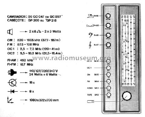 Radiofone 06RF545 / 00 / 01; Philips do Brasil S. (ID = 1515362) Radio