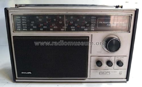 Six Band Portable 695 06AL695 /00; Philips do Brasil S. (ID = 2675064) Radio