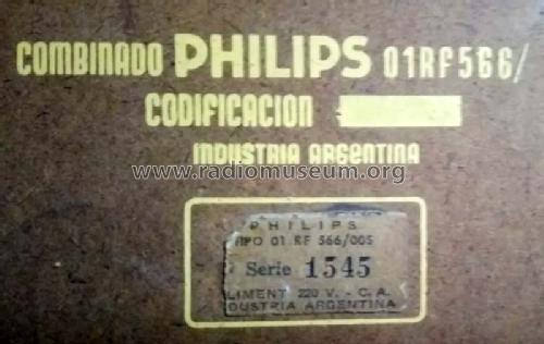 01RF566 /00S /75T; Philips Argentina, (ID = 2674597) Radio