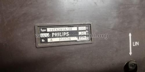 19TX391A /38; Philips; Eindhoven (ID = 2894525) Television