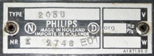 205U; Philips; Eindhoven (ID = 2251998) Radio