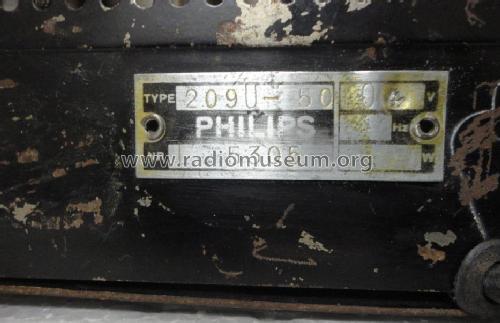 209U -50; Philips Belgium (ID = 1988079) Radio