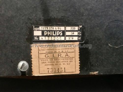 21TX170A /04 /05; Philips; Eindhoven (ID = 2628867) Fernseh-E