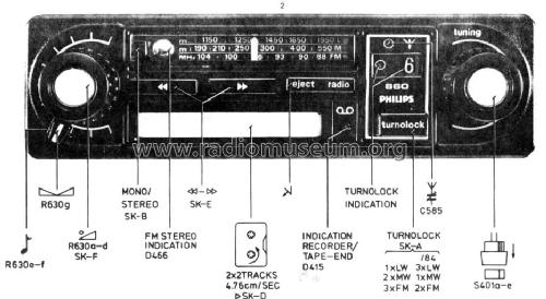 22AC860 /82; Philips; Eindhoven (ID = 1079442) Car Radio