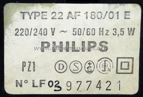 22AF180 /01E /01L; Philips; Eindhoven (ID = 736086) R-Player