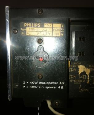 22RH521 /00Z; Philips Belgium (ID = 1216251) Ampl/Mixer