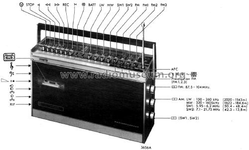 Radio Recorder 22RR722 /00; Philips; Eindhoven (ID = 1123687) Radio