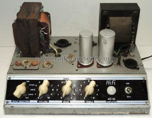 40W. Amplifier 8165; Philips; Eindhoven (ID = 1856446) Ampl/Mixer