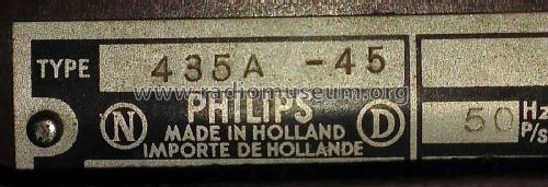 435A -45; Philips; Eindhoven (ID = 1927246) Radio