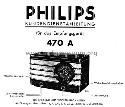 470A-26; Philips; Eindhoven (ID = 2865828) Radio