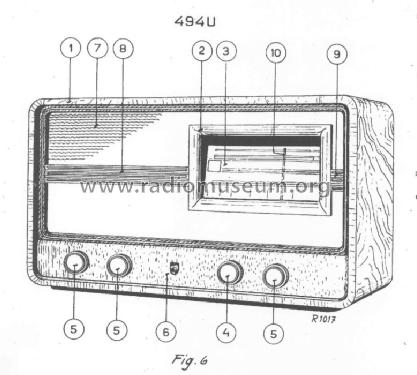 494U; Philips; Eindhoven (ID = 342087) Radio