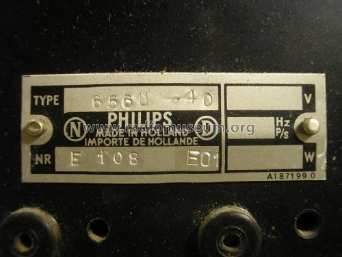 656U-40; Philips; Eindhoven (ID = 3001890) Radio