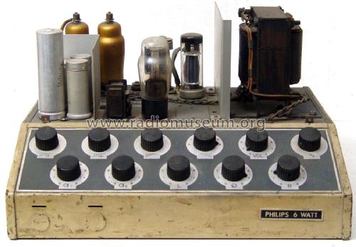 6 Watt Mischverstärker 2857; Philips; Eindhoven (ID = 2869763) Ampl/Mixer