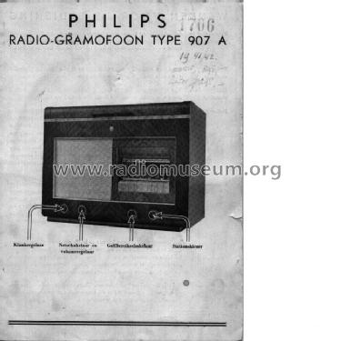 907A; Philips; Eindhoven (ID = 424235) Radio