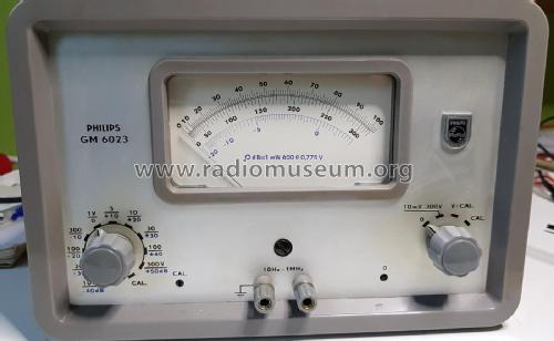 AC mV Meter GM 6023; Philips; Eindhoven (ID = 2353484) Equipment