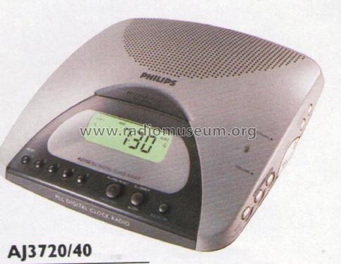 PLL Digital Clock Radio AJ3720; Philips; Eindhoven (ID = 2114441) Radio