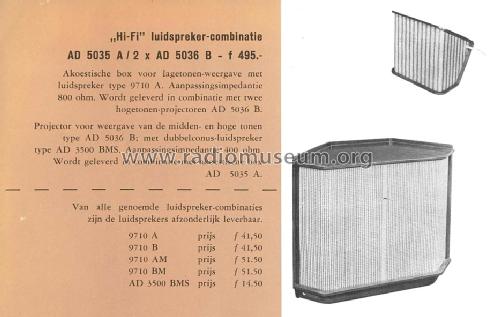 Akoestische Box Hi-Fi AD5035A; Philips; Eindhoven (ID = 1147013) Speaker-P