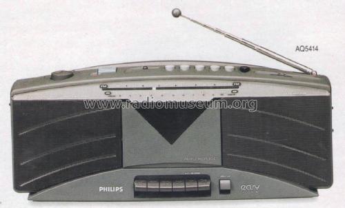 Stereo radio recorder AQ5414 /00 /05; Philips; Eindhoven (ID = 2083016) Radio