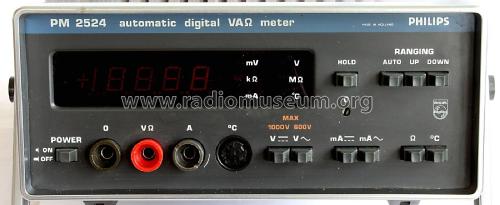 Automatic Digital VAΩ Meter PM2524; Philips; Eindhoven (ID = 1996478) Equipment