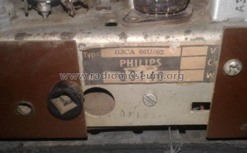 B3CA66U /02; Philips; India (ID = 2681997) Radio