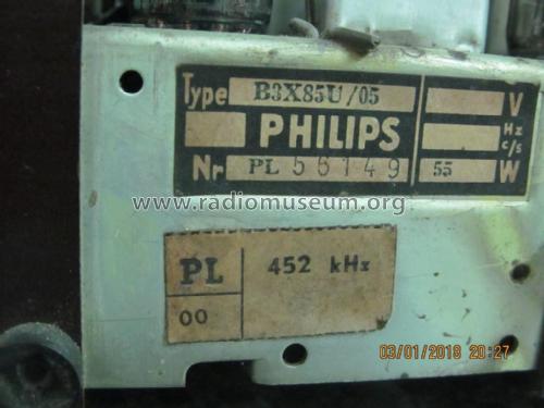 B3X85U /05; Philips Belgium (ID = 2294248) Radio