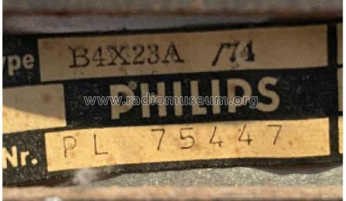 B4X23A /74; Philips Belgium (ID = 2520243) Radio