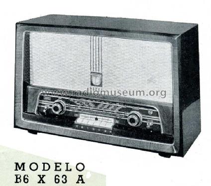 Bi-Ampli B6X63A; Philips; Eindhoven (ID = 306571) Radio