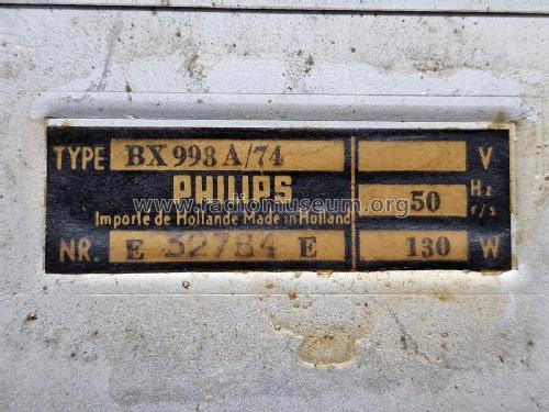 Bi-Ampli BX998A /74; Philips; Eindhoven (ID = 3033893) Radio