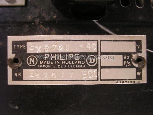 BX272U /40; Philips; Eindhoven (ID = 2996661) Radio