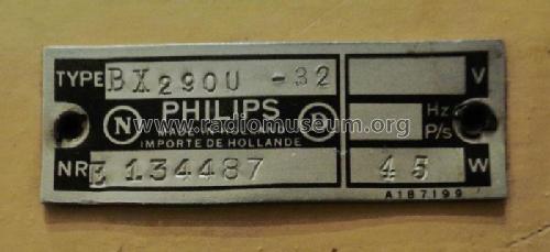 BX290U -32; Philips; Eindhoven (ID = 2358209) Radio