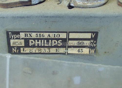 BX516A /10; Philips; Eindhoven (ID = 2772694) Radio