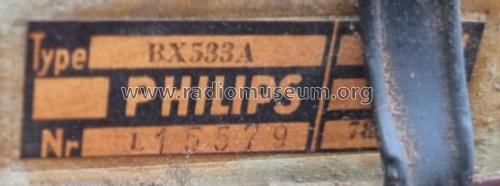 BX533A; Philips Belgium (ID = 2789590) Radio