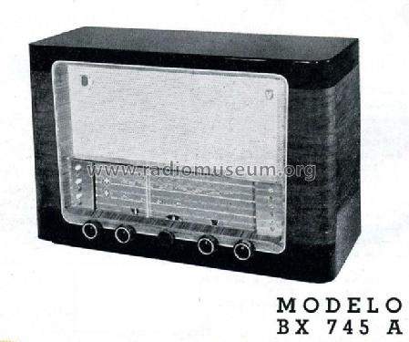 BX745A; Philips; Eindhoven (ID = 306573) Radio