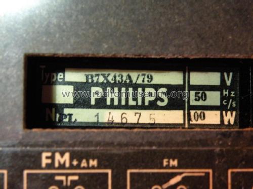 B7X43A /79; Philips Belgium (ID = 2679183) Radio