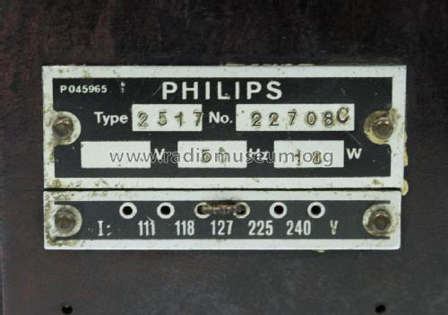 Casaphone 2517; Philips; Eindhoven (ID = 2371731) Radio