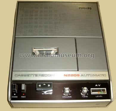 Cassette Recorder Automatic N2209 /00 /22; Philips; Eindhoven (ID = 3077373) Enrég.-R