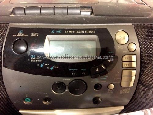 CD Radio Cassette Recorder AZ1407; Philips; Eindhoven (ID = 2397335) Radio