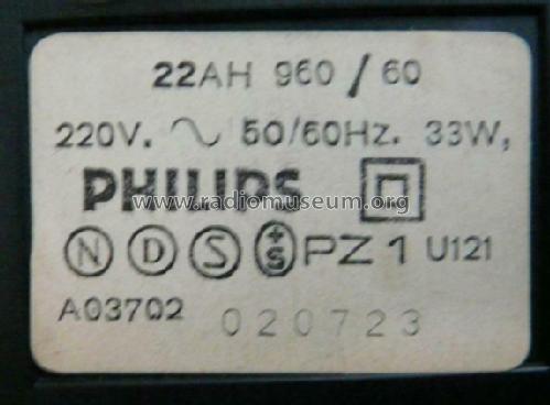 Compact Stereo 22AH960 /60; Philips; Eindhoven (ID = 2601837) Radio