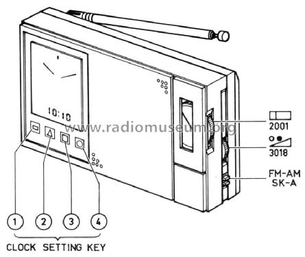 Multi Function LCD Clockradio D-1700 /01; Philips; Eindhoven (ID = 1325210) Radio