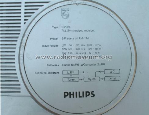 D 2924; Philips; Eindhoven (ID = 2133660) Radio