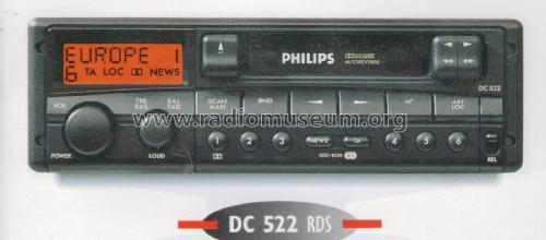 DC 522 RDS; Philips; Eindhoven (ID = 2094298) Car Radio