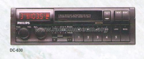 DC630 / DC630R; Philips; Eindhoven (ID = 2073256) Car Radio