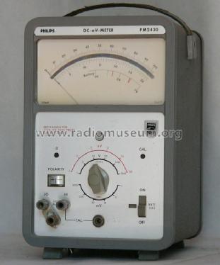 DC-Millivoltmeter PM2430 ; Philips; Eindhoven (ID = 1199264) Ausrüstung