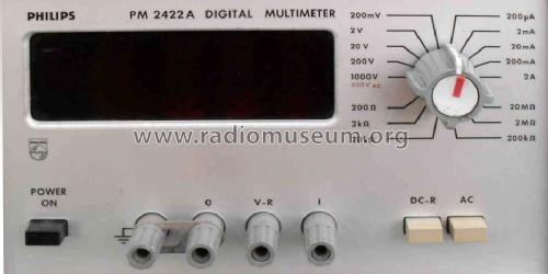 Digital Multimeter PM2422 /A2 /A5; Philips; Eindhoven (ID = 1450339) Equipment