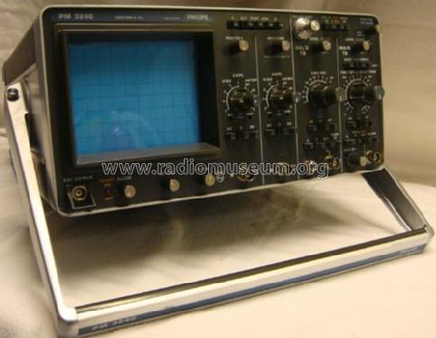 Dual-Trace Oscilloscope 50 MHz PM3240; Philips; Eindhoven (ID = 1215881) Equipment