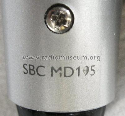 Dynamisches Mikrofon SBC MD195; Philips; Eindhoven (ID = 2578696) Microphone/PU