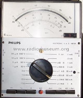 Electronic VAOhm-meter PM2403 /08; Philips; Eindhoven (ID = 1177574) Equipment