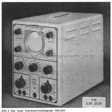 Elektronenstrahl-Oszillograph GM3159; Philips; Eindhoven (ID = 1127578) Equipment